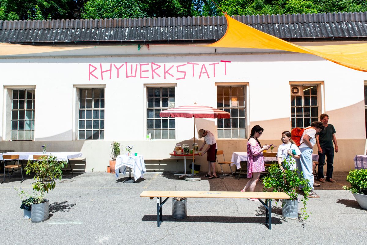 Werkstatt-Areal am Rhein