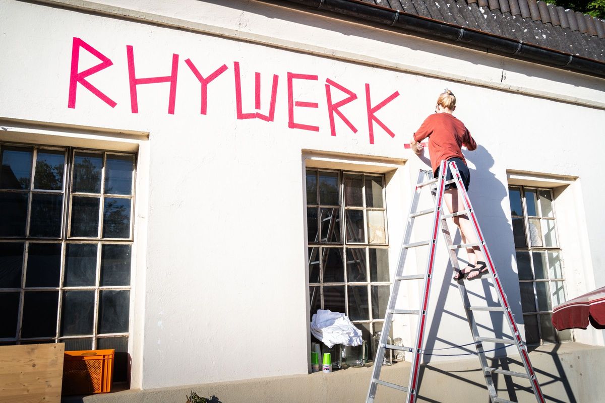 Werkstatt-Areal am Rhein