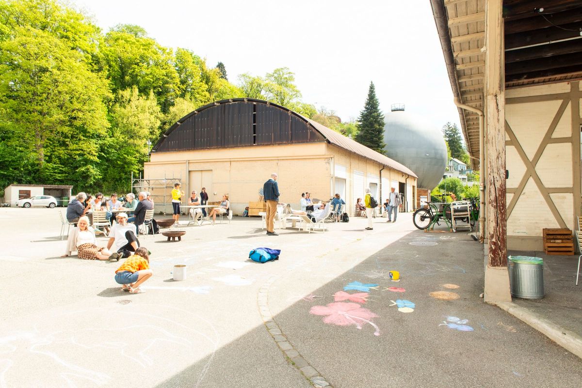 Werkstatt-Areal am Rhein